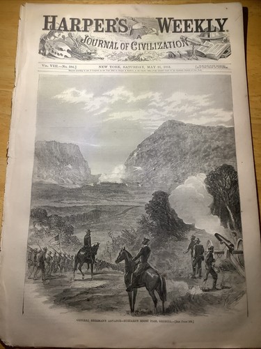 1864 Harper’s Weekly Civil War Newspaper ~ Great Civil War Content and Prints