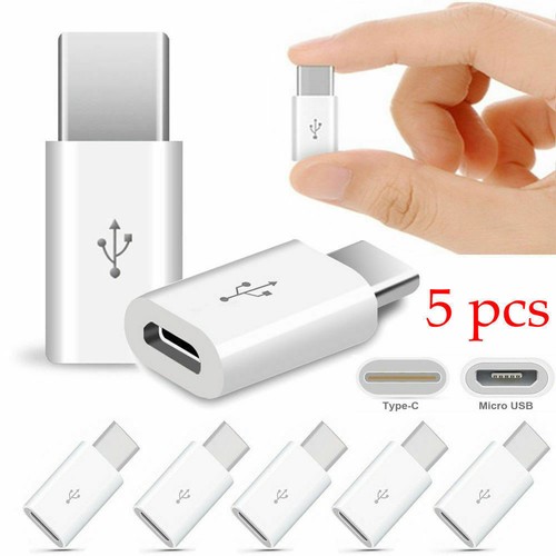 Male Female Converter Charging Cable Android Micro USB Adapter Type-C Connector