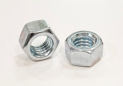 New! 50 pcs 1/2''-13 Coarse Thread Hex Nut for Bolts - Zinc Plated Grade 2 Steel