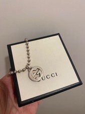 Gucci GG Marmont GG  Charm Bracelet 925 Sterling Silver, Engraved, 18cm