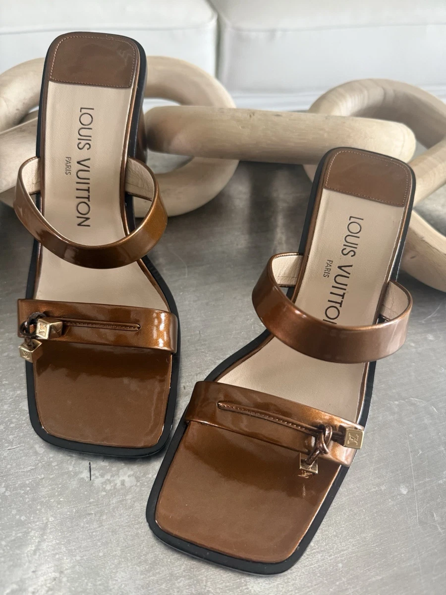 Louis Vuitton Patent Leather Mid (2-2.9 in) Heel Height Heels for