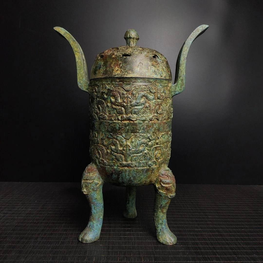马中国风青铜雕像、雕像| eBay