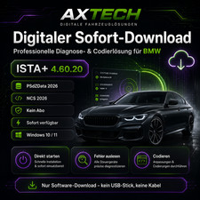 F�r BMW ISTA+ 4.60.20 INPA ESys kompatible 2026 Diagnose Codierung E F G I Serie