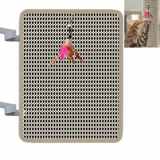 Cat Nail File Scratcher- Cat Scratch Pad with 80-Grit Aluminum Oxide, Wrap-Ar...