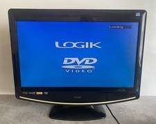 Logik 21.6? LCD TV HD Ready DVD player Combi Bedroom Caravan Black With Stand