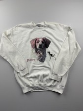 Gildan Sweatshirt Mens Medium White Fleece Br...