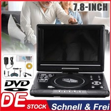 7,8 Zoll Tragbarer DVD Player Auto Monitor Mit HD Drehbar Bildschirm mit Gamepad