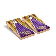 LSU Tigers Cornhole Set Regulation Size Foldable Legs Official Team Colors