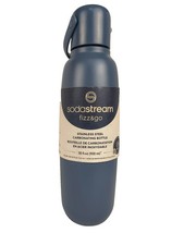 SodaStream Fizz &Go Stainless Steel Carbonating Bottle 30/oz-Brand New