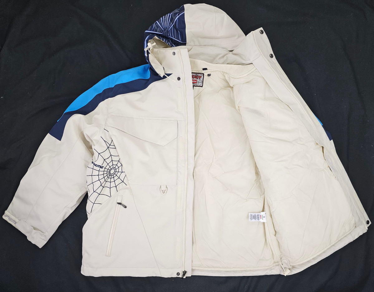 Supreme x Spyder Technical Jacket Stone White FW24 Men's Supreme x Spyder Technical Jacket Stone White FW24 Men's