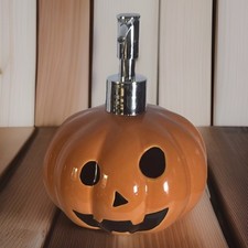 VTG Halloween Jack O Lantern Soap/Lotion Dispenser 6.5 H 6 D - Never Used