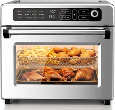 25QT Air Fryer Toaster Oven Combo 12-in-1 Convection Stainless - NIB