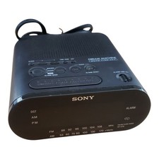 Sony ICF-C218 Dream Machine AM/FM Clock Radio Auto Time Set Daylight Saving
