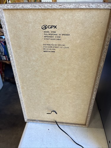 GPX 5-Compact Disc Stereo Home Music System w/ Speaker Model S7694 Read Descrip! - Picture 13 of 15