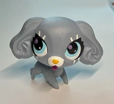 Authentic LPS littlest pet shop #2846 Cockrr Spaniel Dog Blue Eyes