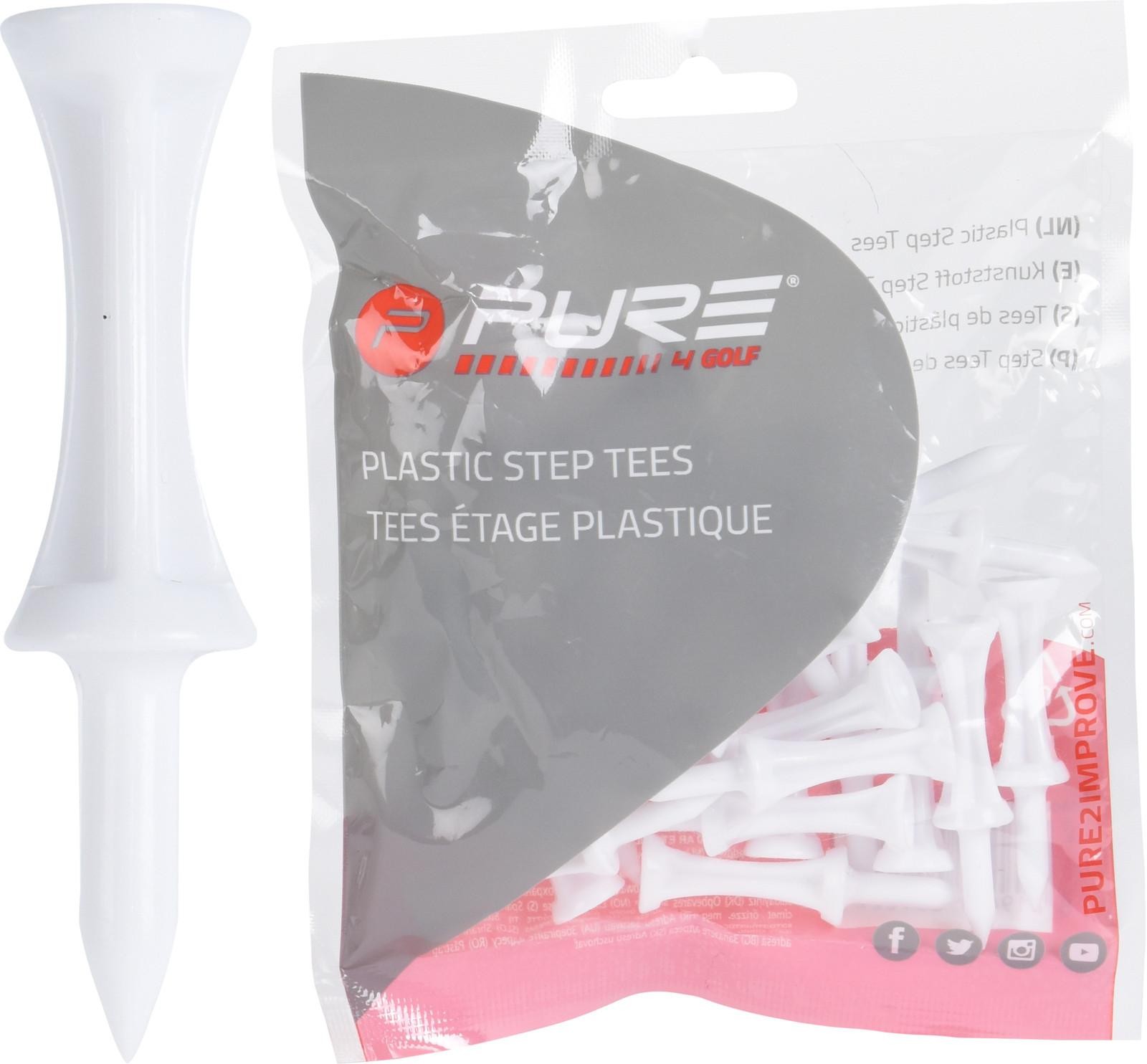 Pure2improve Step Tees (Bag of 25) 51mm 51mm
