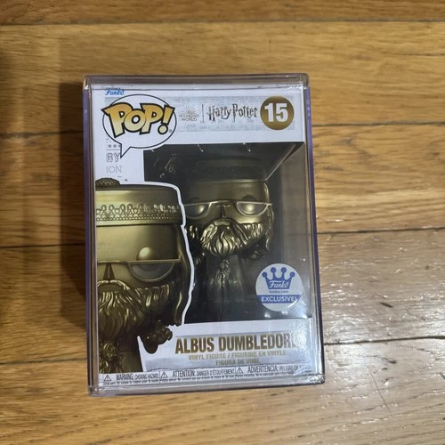 Funko Pop! Harry Potter Albus Dumbledore #15 Gold Exclusive Vinyl Figure -CN D4