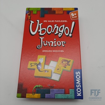 Kosmos 712723 Ubongo Junior Mitbringspiel, Kinderspiel, Wildes Legespiel und vie