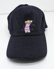 Carne Bollente Josepine Shameless Hat Black Wool Baseball Cap