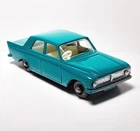 Vintage Matchbox Lesney 1-75 Series #33 Ford Zephyr in Teal Blue/Black Base VGC