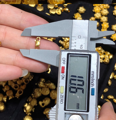 999 pure gold lobster clasp lock for necklace, bracelet clasp 10 x