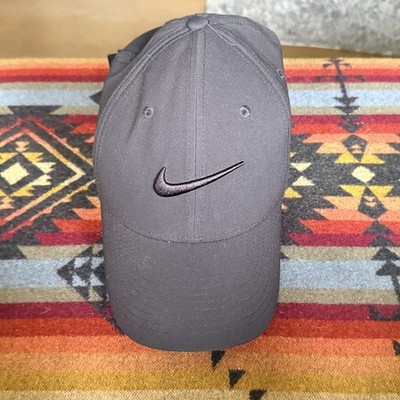 Nike Dri Fit Tailwind Club Cap Running Hat Black Adjustable Men's Size L/XL