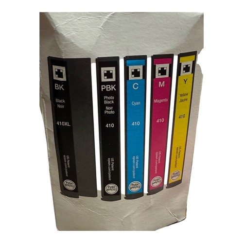 OEM Epson 410XL 5 Pack Ink Cartridges Black & Colors Combo 03/2025 ALL SEALED - Bild 3 von 8