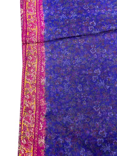 Vintage Silk Saree | Recycled Indian Sari Fabric | Craft Dress Material SS2105 - Picture 9 of 11