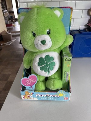 Care Bears Good Luck Bear Vintage 2003 Plush With Sealed VHS Original Box
