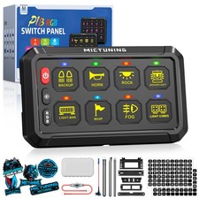 8gang Rgb Switch Panel Circuit Control Relay System Box For Car Truck Rv Offroad 8gang Rgb Switch Panel Circuit Control Relay System Box For Car Truck Rv Offroad