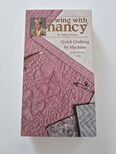Vintage Sewing With Nancy VHS Quick Quilting By Machine 60 Minutes