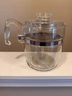 Vintage Pyrex Flameware Glass Percolator 9 Cup Coffee Pot 7759 Complete