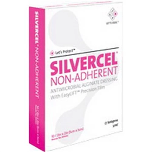 Aderezo Silver Alginate Silvercel No Adherente 2 X 2_Caja/10 Foto 2 de 2