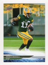 2025 UD CFL Hergy Mayala Card #23 Edmonton Elks UConn