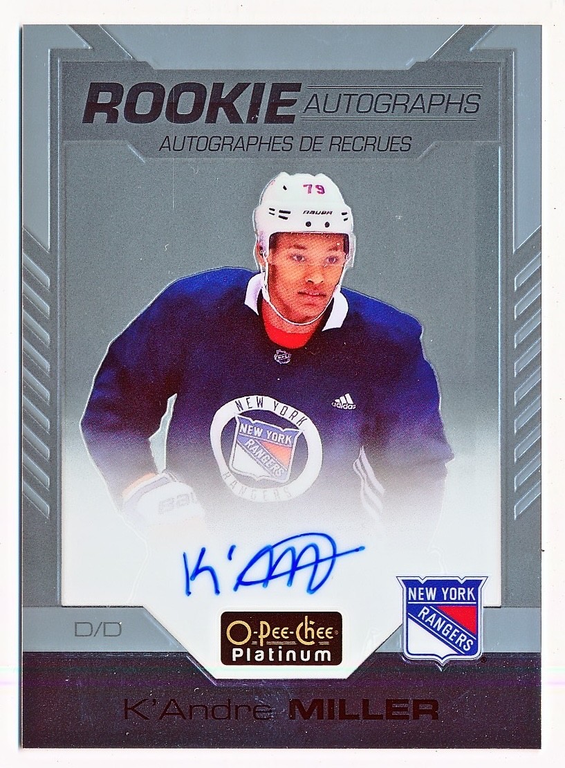 2020-21 O-Pee-Chee Platinum K'Andre Miller Rookie Autographs Auto Rc #R-KM