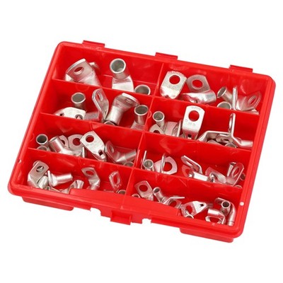 Kalitec Cable Lugs Pipe Cable Lugs Angled Set 10mm² - 50mm² Box Uninsulated