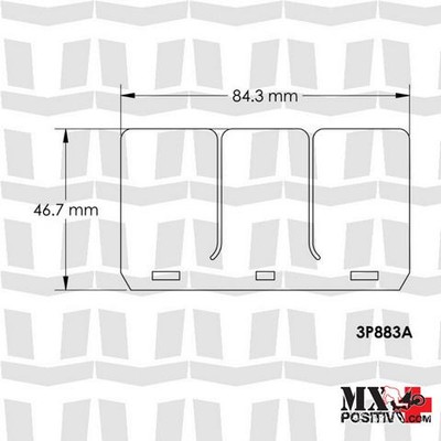 ERSATZLAMELLEN VFORCE 3 SKI DOO MX Z X 600HO SDI 2000-2007 MOTORRAD TASSINARI M...