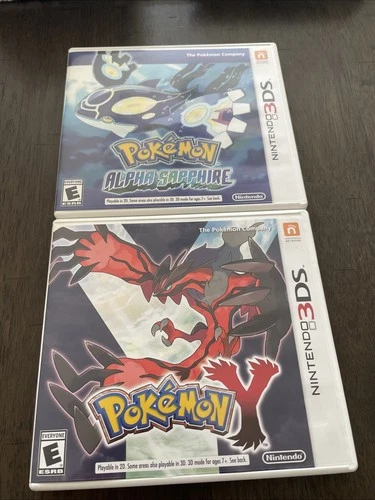 New ListingPokémon Y And Alpha Sapphire US Versions Nintendo 3DS CIB Lot Poke DS Rare