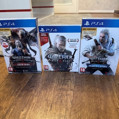 Witcher 3 Wild Hunt (PS4) Day One + Hearts of Stone + Blood and Wine   ver