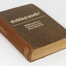 Encyclopedia GERMAN Book 1930s w/1100 summaries 448 pictures Germany brands maps
