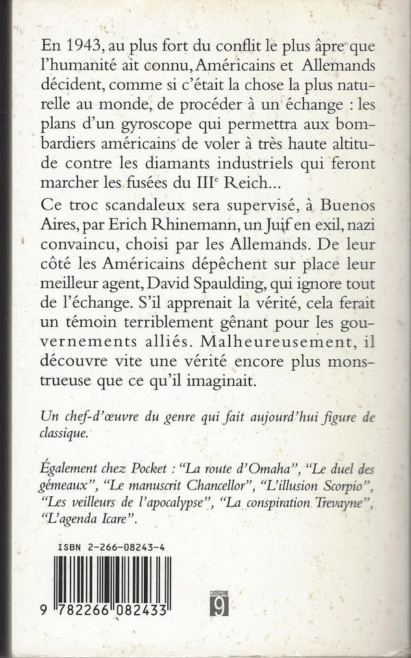 °L'échange Rhinemann de Robert Ludlum - Pocket - 1990 - Photo 2/3