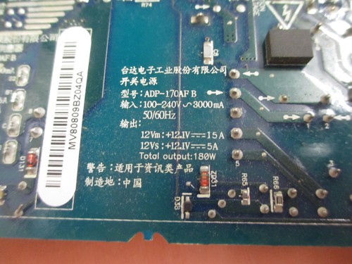 Apple iMac 20" A1224 2007 2008 180 W Delta ADP-170AF B PSU fuente de alimentación 614-0420 - Imagen 3 de 7