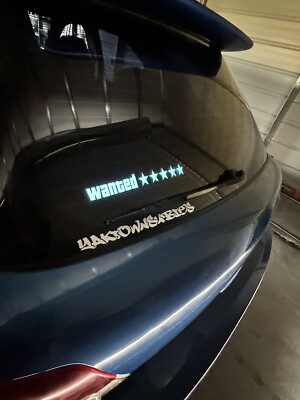 Wanted led panel グランドセフトオート　GTA風　LED Wanted led panel グランドセフトオート GTA風 LED Wanted led