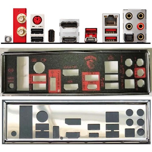 For MSI Z170A GAMING M9 ACK Motherboard IO Shield I/O Shield Backplate - 第 1/5 張圖片