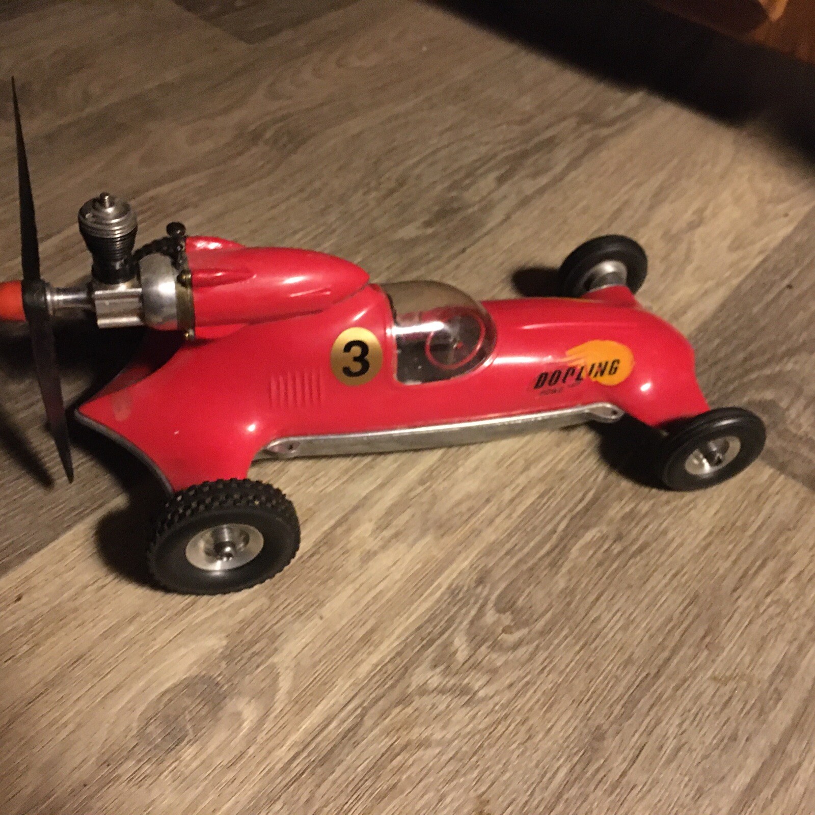 Vintage Thimble Drome Prop Rod Cox Tether Car Red Racer eBay