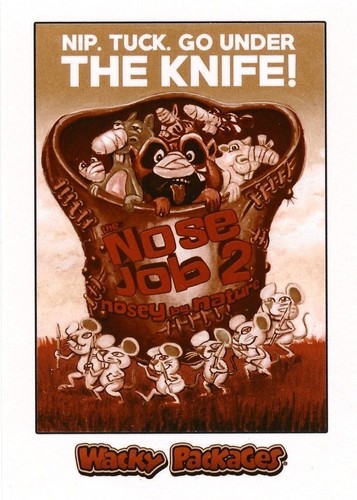 "Tarjetas adhesivas Wacky Packages Go To The Movies ""ELIGE UN SOLO"" SEPIA 👀 - Imagen 43 de 98