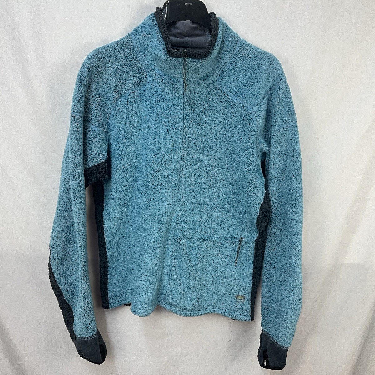 Mountain Hardwear◆Monkey Woman Pullover/トップス/XS/ポリエステル/GRN/OL0128 WOMENS MOUNTAIN HARDWARE TEAL HALF ZIP PULLOVER MONKEY