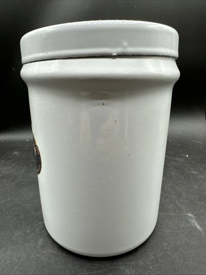 Vollrath White Enameled Grease Pot *RARE* Excellent Condition 7.25x5” - Image 4 of 4