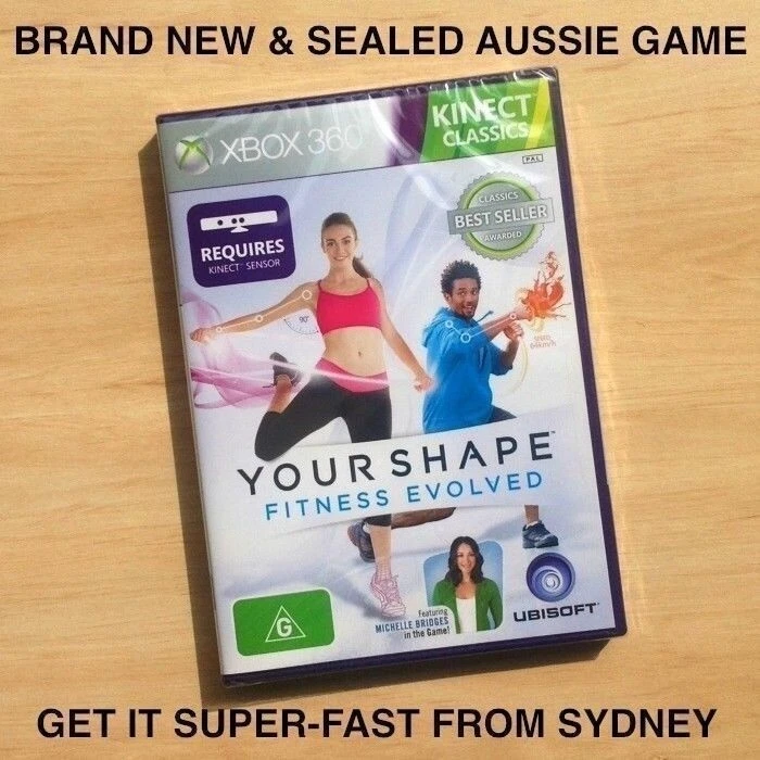 Your Shape Kinect game *For Aussie XBOX 360 *NEW* Yoga dance fitness weight  loss