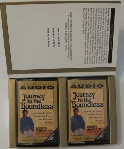 A Journey to the Boundless Deepak Chopra Cassette Set Audio Nightingale Conant - Picture 2 of 2
